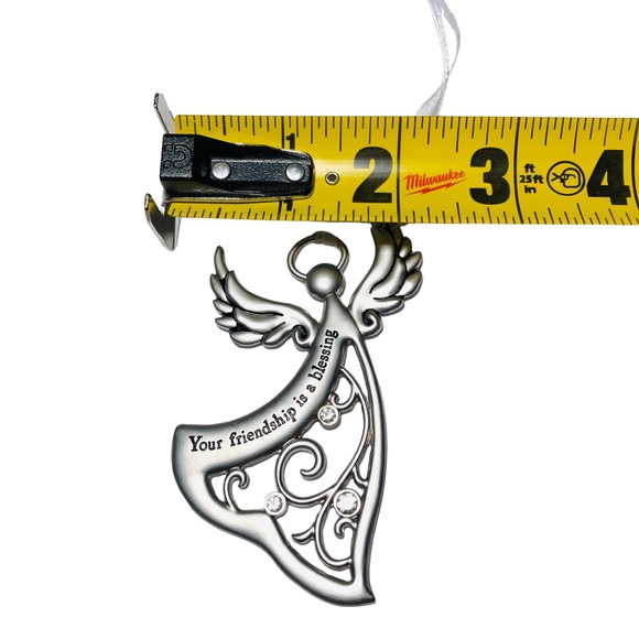 Your Friendship Is A Blessing Angel Ornament Gift Tie On - Picture 6 of 6